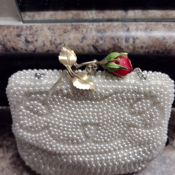 GIOVANNI Real Like Beauty Vintage Rose Brooch Pin - Picture 2 of 10